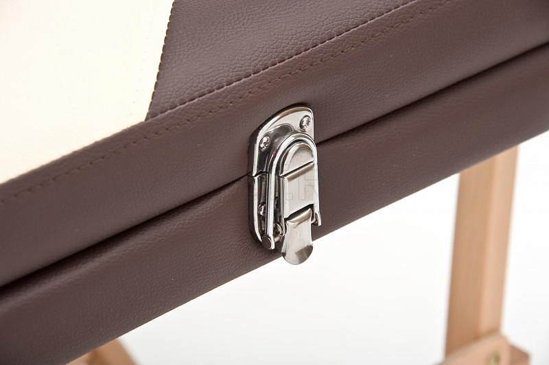 JF-AY01 3-х секционный массажный стол складной из дерева Крем/Коричневый от производителя