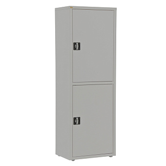 МЕТ  Валентия 1ММ Шкаф медицинский металлический, дверки металл/металл, разборный