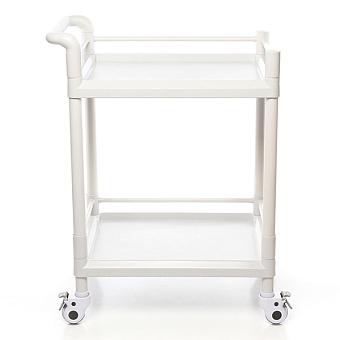 Стол манипуляционный пластиковый с трёхсторонними боковыми ограждениями