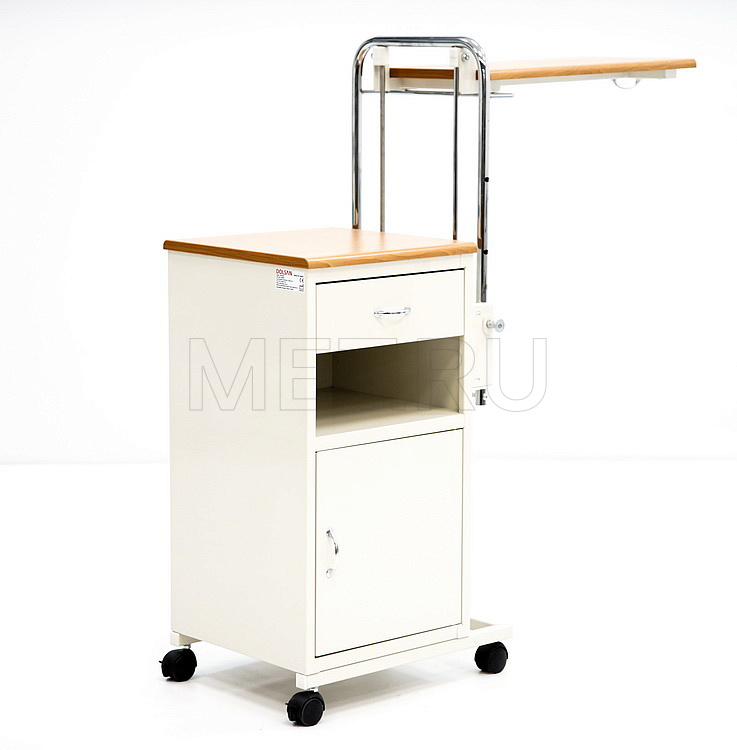 KL1-В Тумба металлическая с топом и откидной столешницей из ламината MET