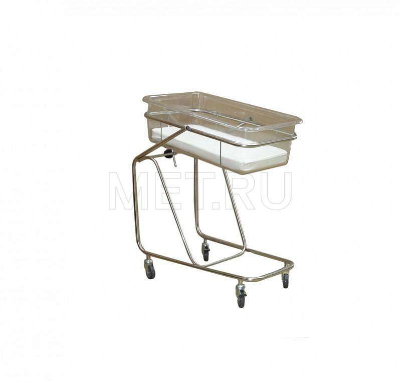 КН.02.01.Н Кровать для новорождённых, каркас из нержавеющей стали от производителя