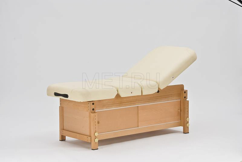 Wendermann Wood 2A Массажный стол стационарный с рамой из бука, кремовый от производителя