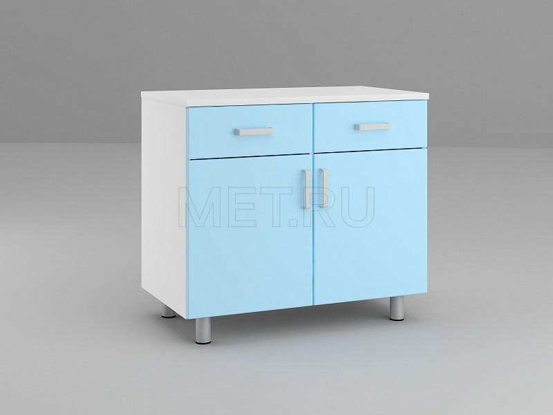 ТМ10-01 МДФ Тумба под аппаратуру с двумя ящиками и двумя отделениями с дверями от производителя