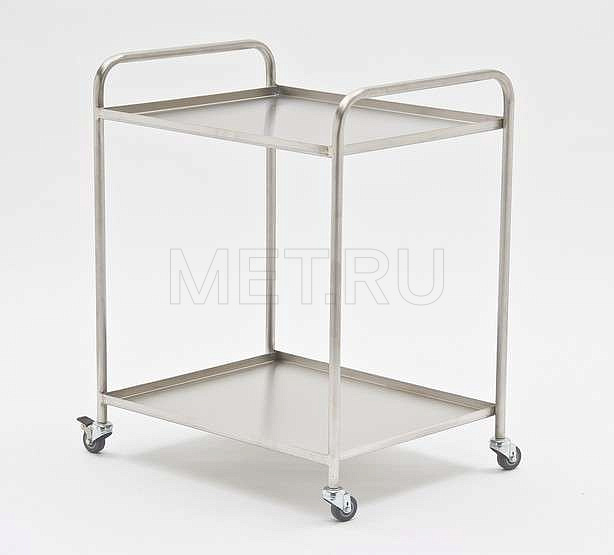 МЕT-В26 Инструментальный столик из нержавеющей стали (размер 650х700мм) MET