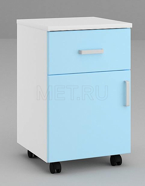 ТМ05-00 МДФ Тумба прикроватная с выдвижным ящиком и дверцей