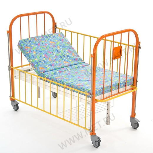 КМФД-7310 Оранж Кровать 2-х секционная детская с регулировкой высоты и наклона ложа от производителя