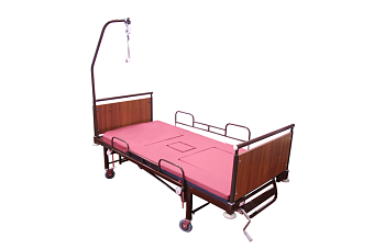 Кровать кресло  для лежачих больных  с туалетом и столиком, складные бок.огр