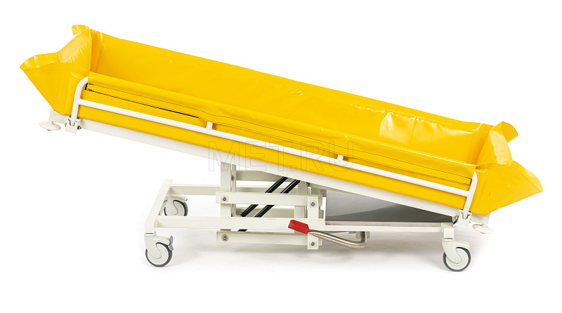 МЕТ ТВ-280  Тележка медицинская для перевозки больных с подъемными бортиками МЕТ ТВ-280 