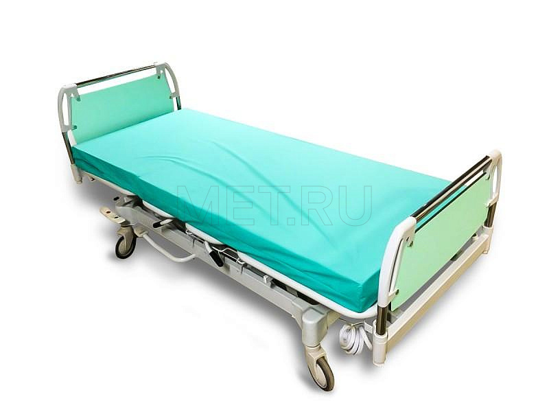 11-CP196 Vernipoll (Италия) Функциональная кровать с гидравлической регулировкой высоты и пневматическими регулировкам положения секций. Без боковых ограждений. MET