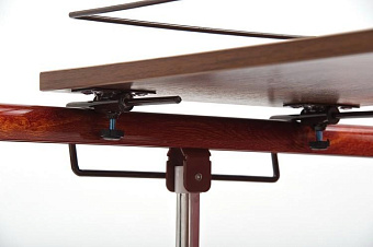 Столик надкроватный для лежачих больных, цвет - орех