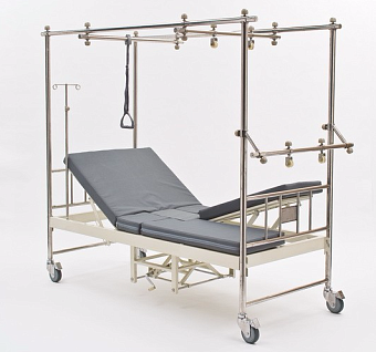 Кровать функциональная с тракционной рамой  и туалетом