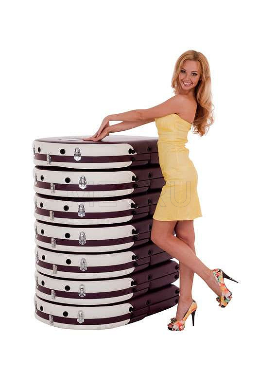 US MEDICA Osaka Складной массажный стол со скруглёнными торцами ложа