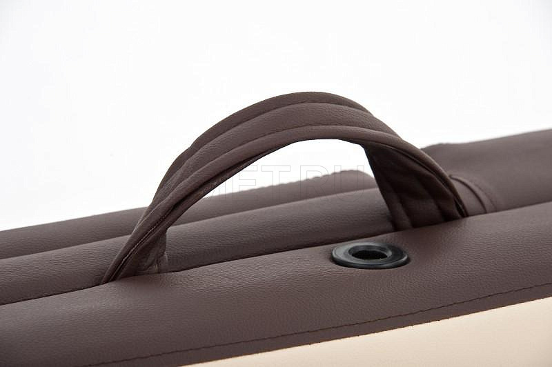 JF-AY01 3-х секционный массажный стол складной из дерева Крем/Коричневый MET