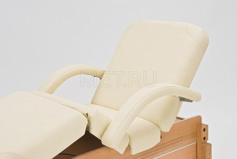 Wendermann Wood 2A Массажный стол стационарный с рамой из бука, кремовый МЕТ