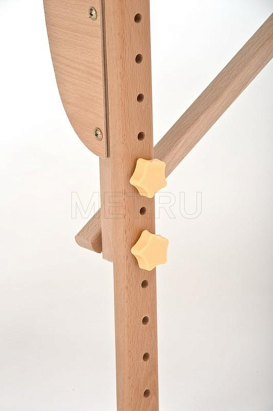 Wendermann Wood 01 (JF-AY01) Массажный складной стол с рамой из бука, коричнево-кремовый МЕТ