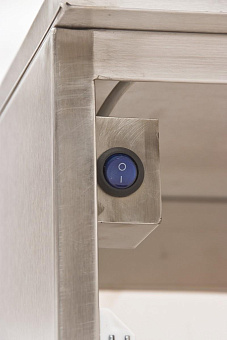 Одностворчатый шкаф для эндоскопов из нержавеющей стали