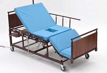 Кровать-кресло с электротуалетом, кардиокреслом, эл. приводы DeWert/Германия,   Внимание !!! выпускается аналог см.арт.1254  по ссылке