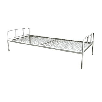 Кровать общебольничная с подголовником и механической регулировкой