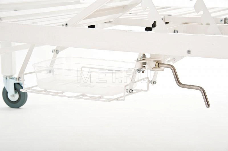 КМФ 943 Тракционная нерж. Кровать медицинская тракционная с туалетным устройством