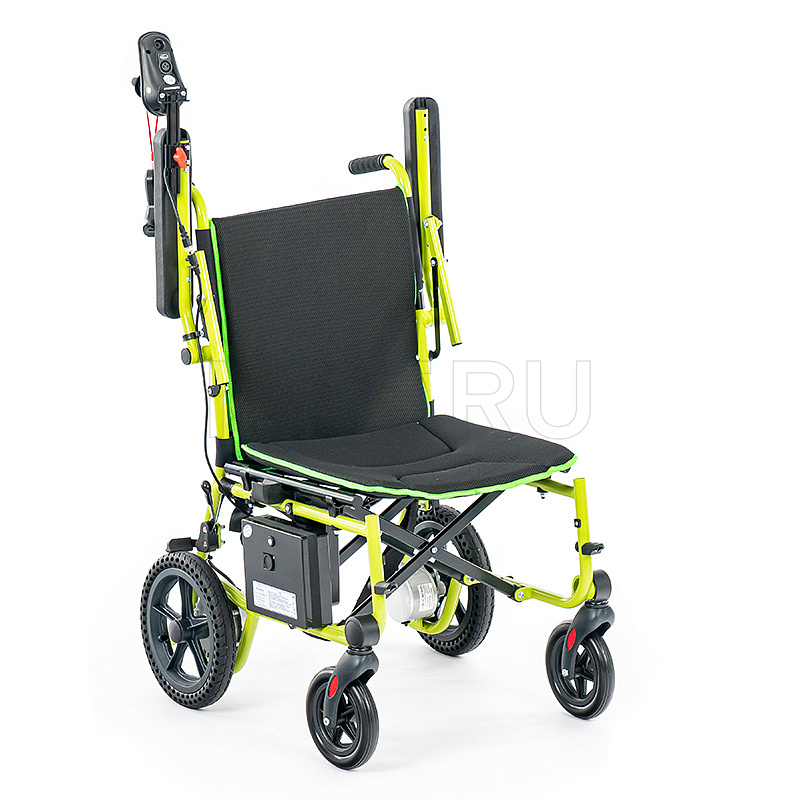 MET Compact 15 Суперлегкая электроколяска, складная, с пультом ДУ для сопровождающих лиц МЕТ