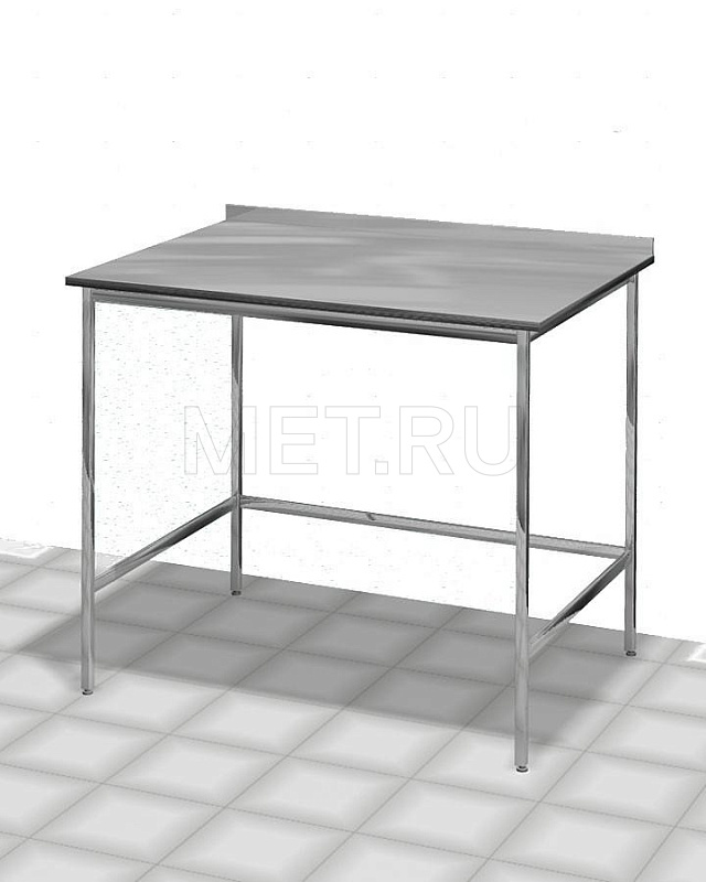 AT-B64.9 Стол медицинский технологический с одной столешницей с отбортовкой нерж. от производителя