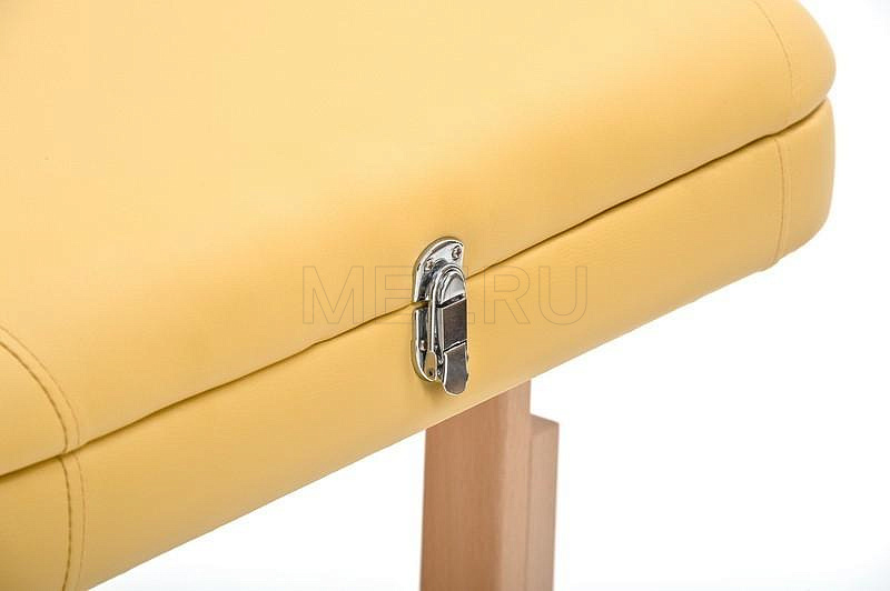 FIX-1A Массажный стационарный стол с рамой из бука и вырезом для лица, бежевый МЕТ