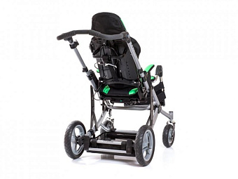 Детская коляска-книжка с отдельно регулируемыми углами наклона сиденья, спинки и подножек