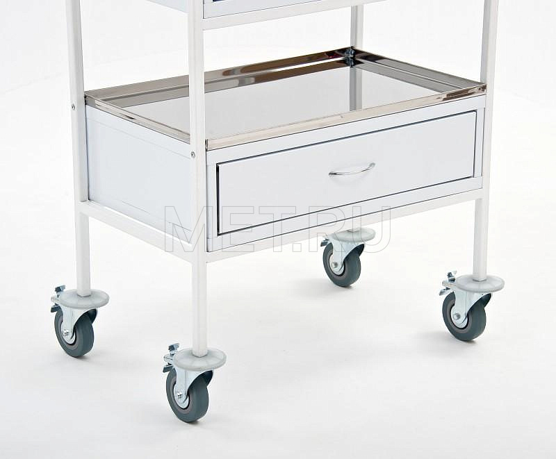 СМ.03.02 (мод.1) Стол манипуляционный (полки-нержавейка) МЕТ