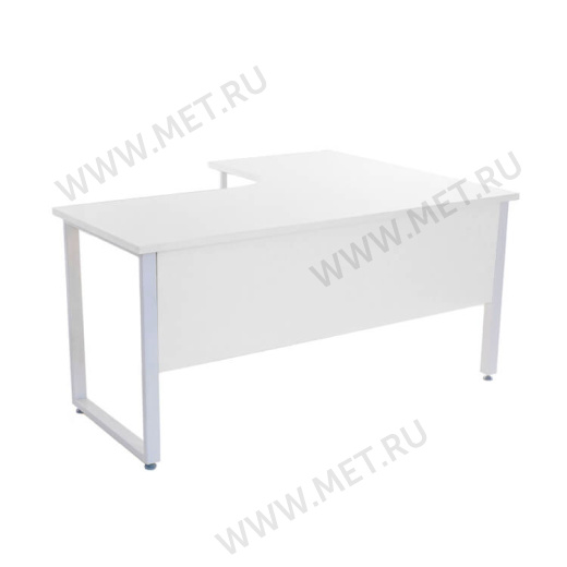MET LD-200 Стол врача угловой, белый (160х120х75 см) от производителя