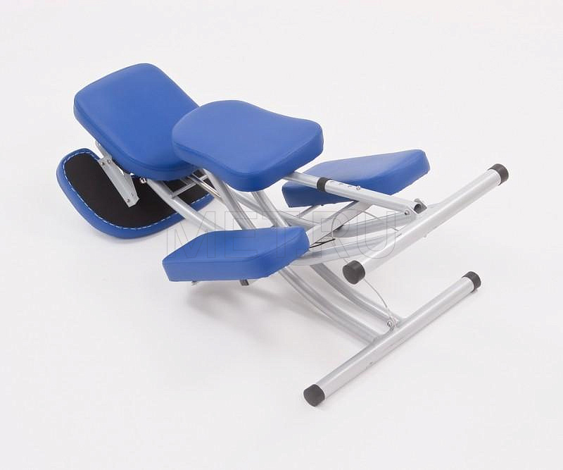 JFMC05 Массажная скамья алюминиевая складная синяя MET