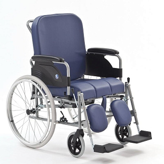 Кресло-коляска с санитарным оснащением ширина сиденья 46 см