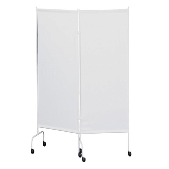 Ширма медицинская двухсекционная на колёсах