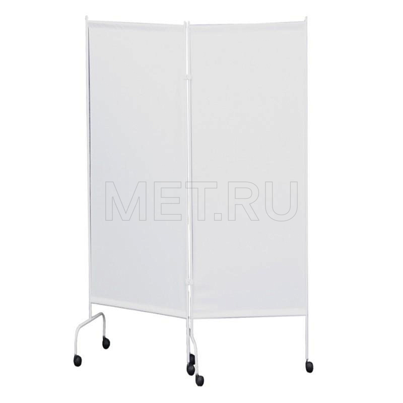 ШМ.02.00 Ширма медицинская двухсекционная на колёсах от производителя