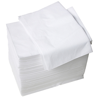 Одноразовая простыня из материала СМС, цвет белый 200х80 см