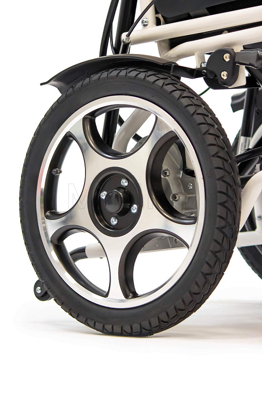 MET COMFORT 85 Электрическая, складная кресло коляска раскладываемая в горизонталь, с self-откидной спинкой МЕТ