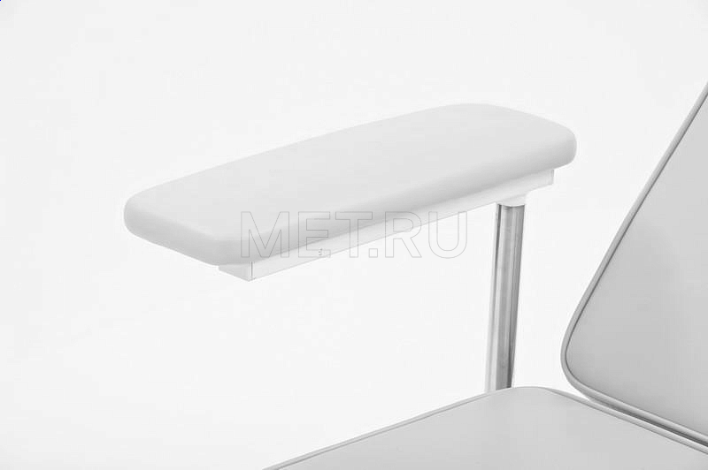 К-02 ЭЭГ Кресло для доноров и процедур ЭЭГ с широкими подлокотниками, серое