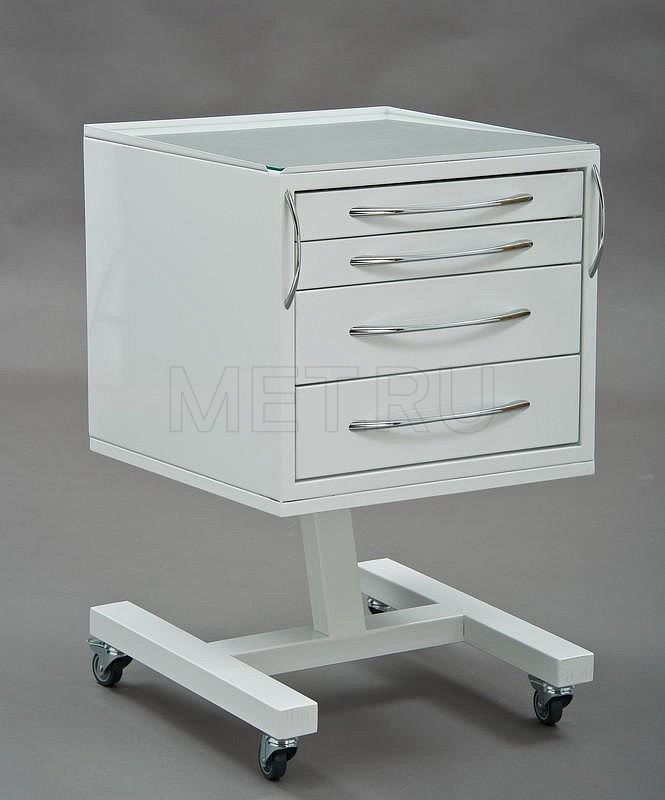 AR-34.1 Столик анестезиолога 4 выдвижных ящика