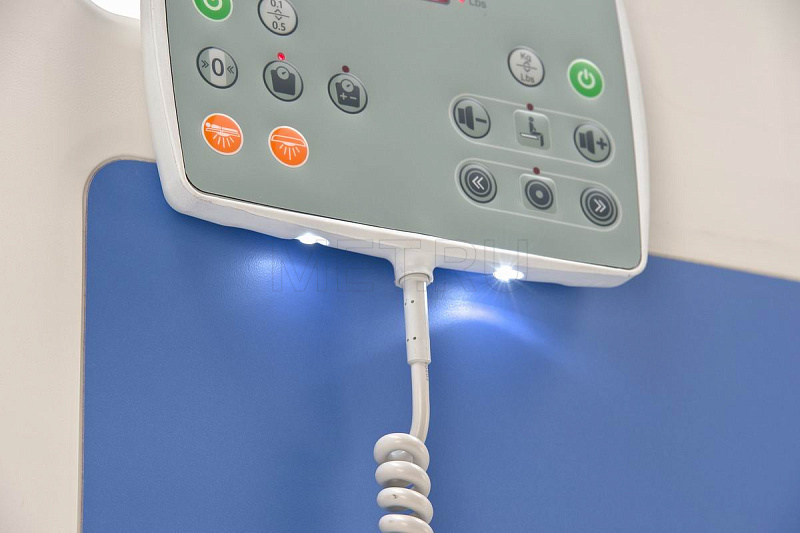 MET TATRA Реанимационная  кровать с ВЕСАМИ на   колоннах- DeWert МЕТ