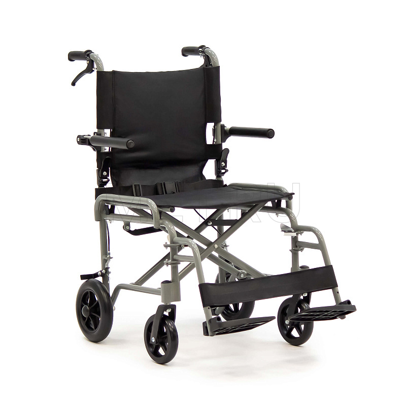 МЕТ TRANSFER 280 Кресло-каталка складная увеличенного размера, облегчённая, грузоподъемность 130кг