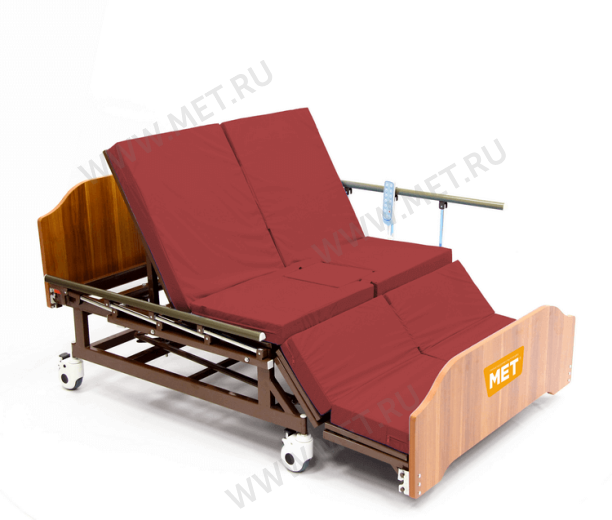MET REVEL XL ШИРОКАЯ Медицинская кровать  для лежачих больных и инвалидов, с туалетом, переворотом,шириной 120 см от производителя
