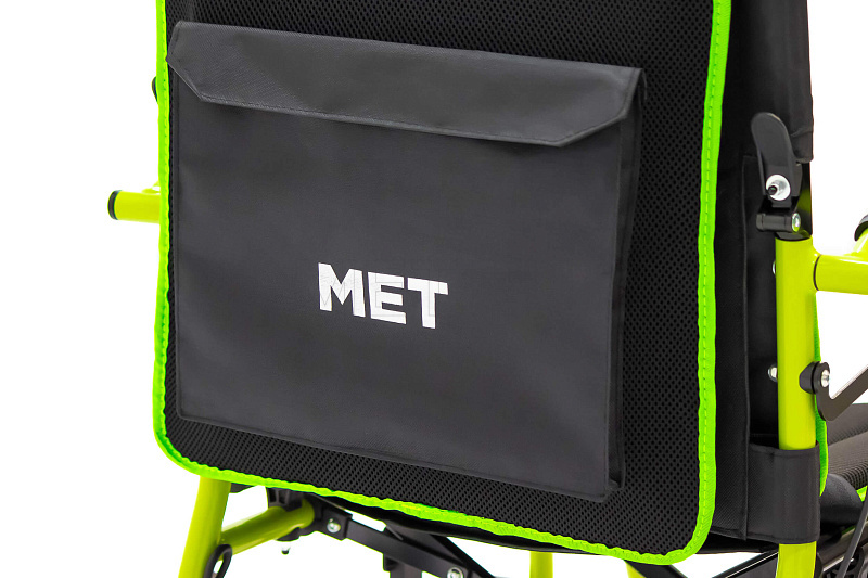 MET COMPACT 15 Суперлегкая электроколяска, складная, с пультом ДУ для сопровождающих лиц МЕТ