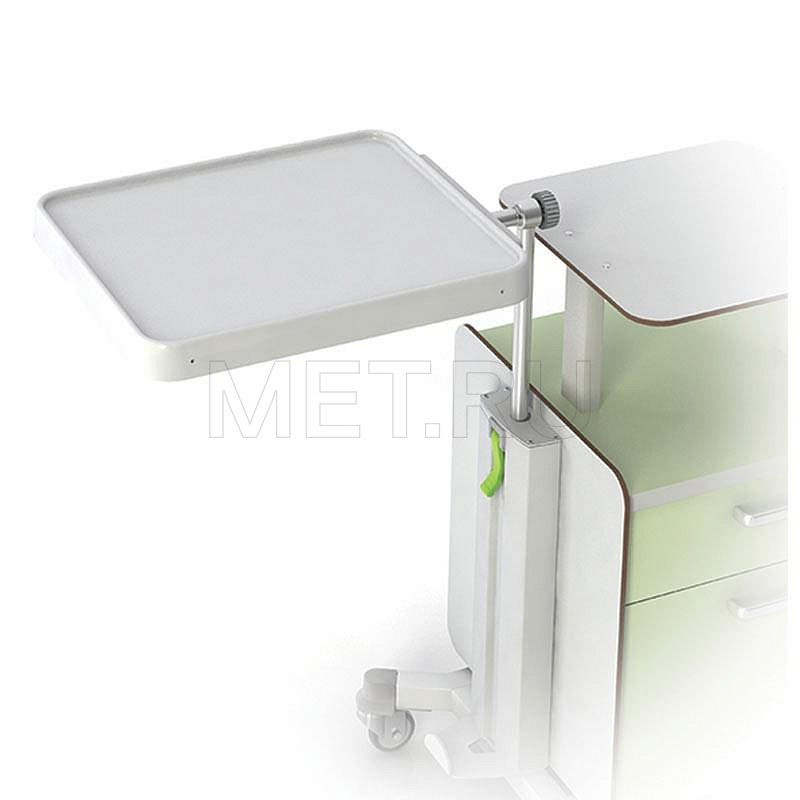 СН300-04 Тумбочка медицинская с поворотной столешницей МЕТ