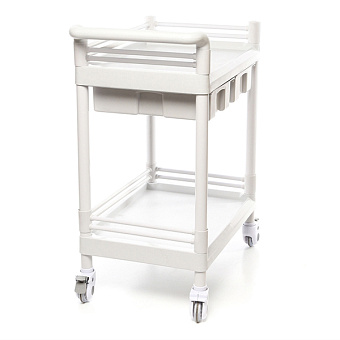 Стол манипуляционный с 2 полками и 2 выдвижными ящиками