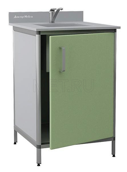 Лабораторная тумба с мойкой ДМ-1-011-01 Лабораторная тумба с мойкой