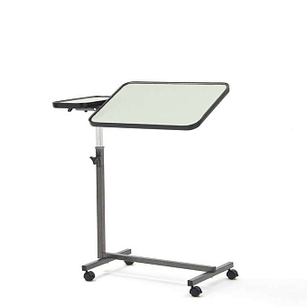 Столик "Гусь" прикроватный, светло-серый