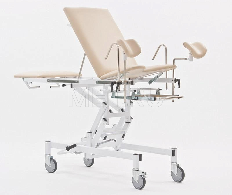 КСМПУ-07г Стол перевязочно/гинекологический на гидроприводе(белый) МЕТ
