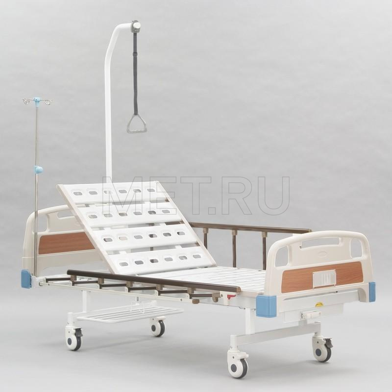 RS-112А Двухсекционная кровать с винтовой регулировкой положения изголовья от производителя