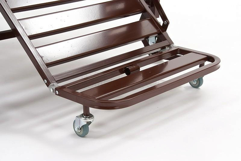 КМФ 942 кардио Кровать кресло  для лежачих больных  с туалетом и столиком, складные ограждения от производителя