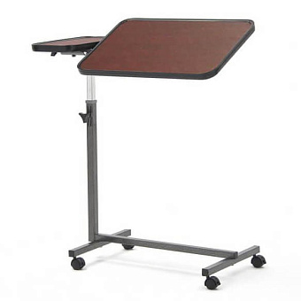 Столик "Гусь" прикроватный, цвет красное дерево