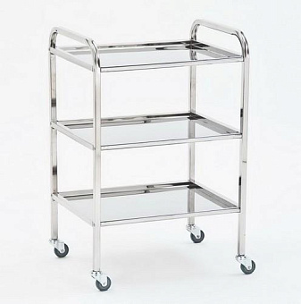 Столик инструментальный из нерж.стали, разборный (размер 450х545мм)